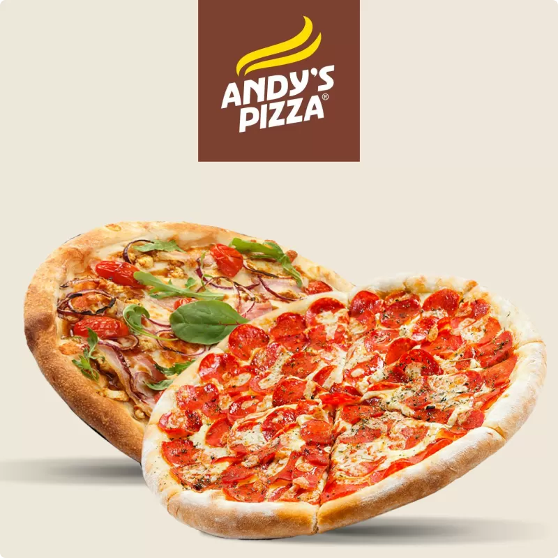Site-ul pentru Andy's Pizza
