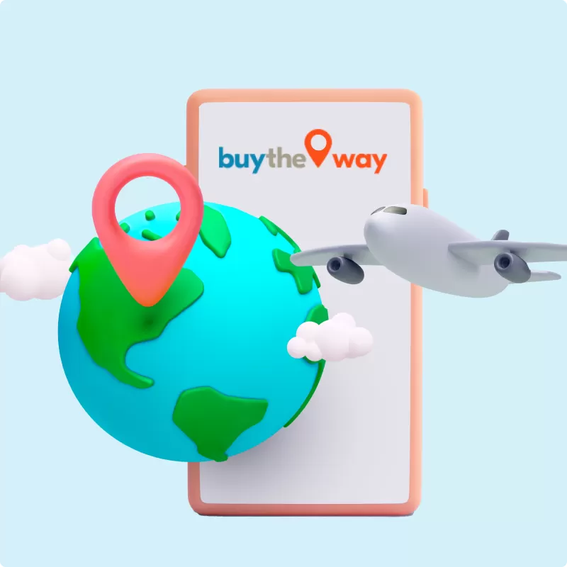 Service of delivery goods by travellers BuyTheWay