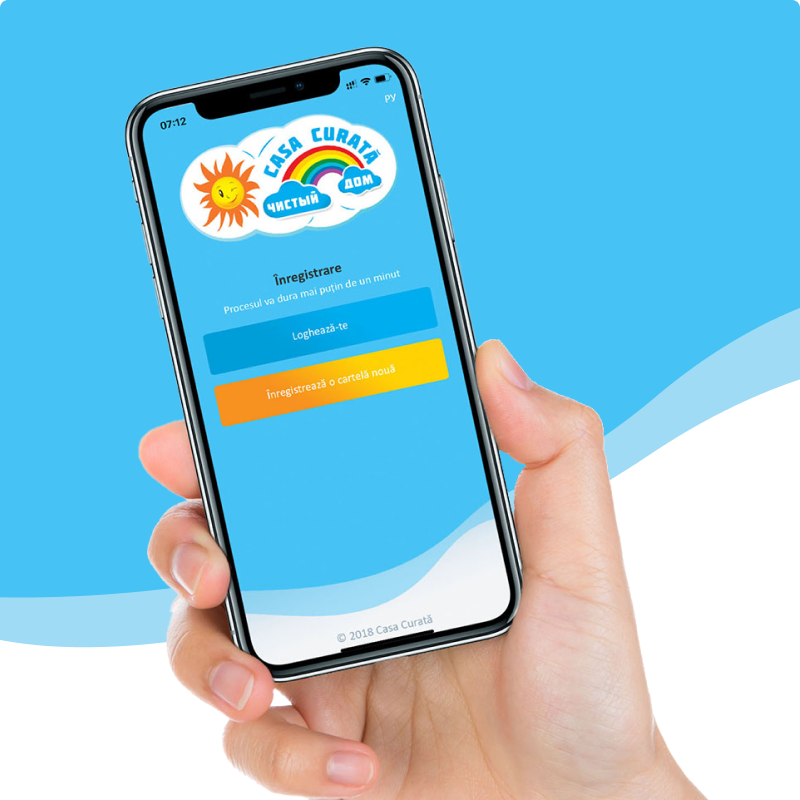 Website for a company Casa Curata Mobile Application
