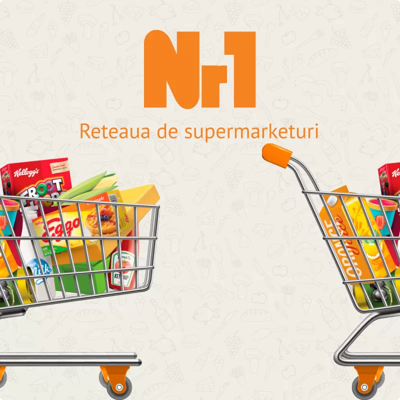 Site-ul supermarketului Nr1.md este neobișnuit, rapid și stilat